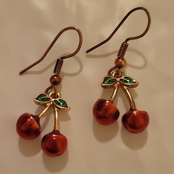 Women's 🌻 & 🍒 Earrings - Picture 3 of 5